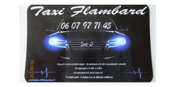Logo de notre partenaire Taxi Flambard