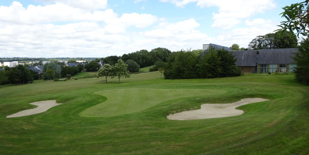 Pitching green du Golf de Saint-Lô.