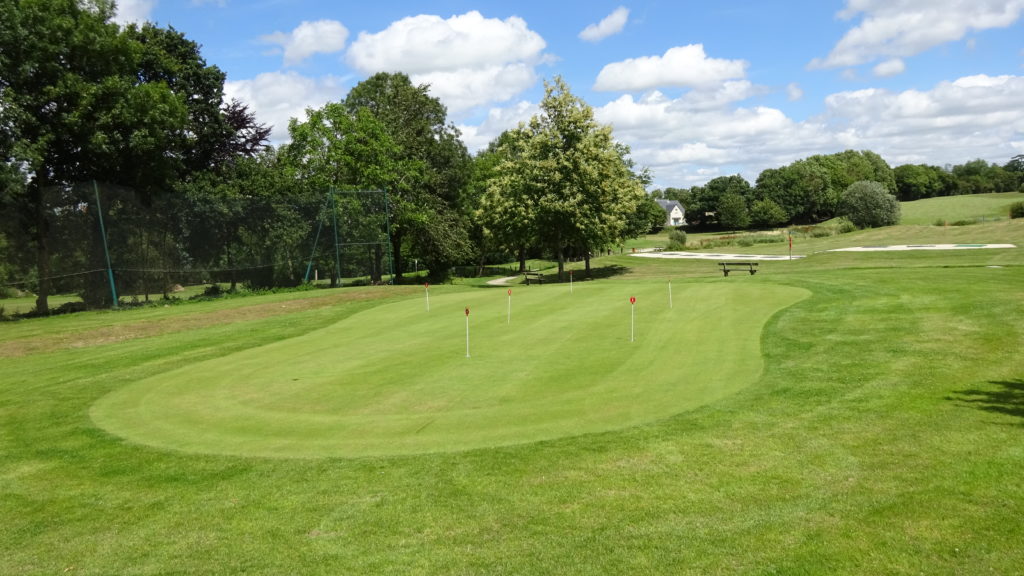 Putting green du Golf de Saint-Lô.